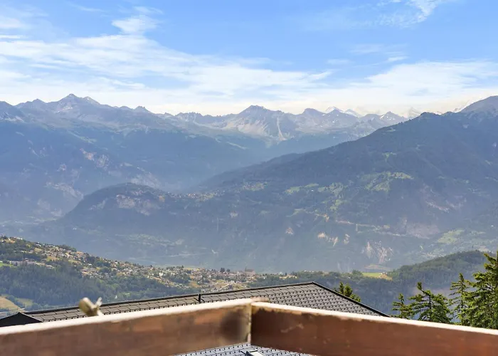 Lejlighed Emeraudes 515 Pres De La Telecabine A Avec Vue Sur Les Alpes Anzère